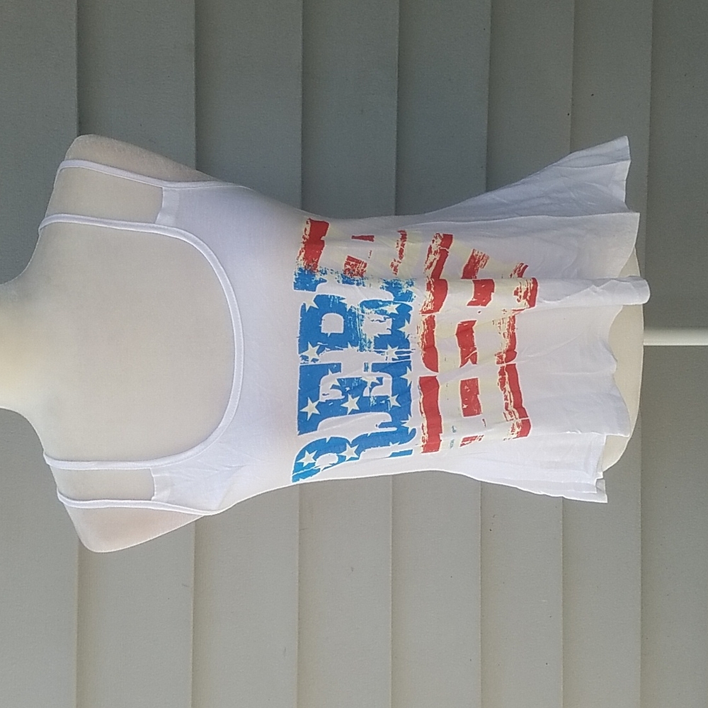 M.C. REBEL HI LOW RAZOR BACK SHIRT
